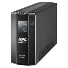 BAZAR - APC Back UPS Pro BR 650VA, 6 Outlets, AVR, LCD Interface (390W) - Poškozený obal (Komplet)