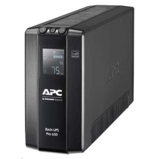 BAZAR - APC Back UPS Pro BR 650VA, 6 Outlets, AVR, LCD Interface (390W) - Poškozený obal (Komplet)