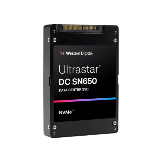 WD SSD 15.36TB Ultrastar DC SN650, PCIe Gen4, (R:6600, W:2800MB/s), RI-1DW/D BICS5 ISE