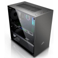 EVOLVEO M4, case mATX, 1x120mm PWM ventilátor, průhledná bočnice, černá