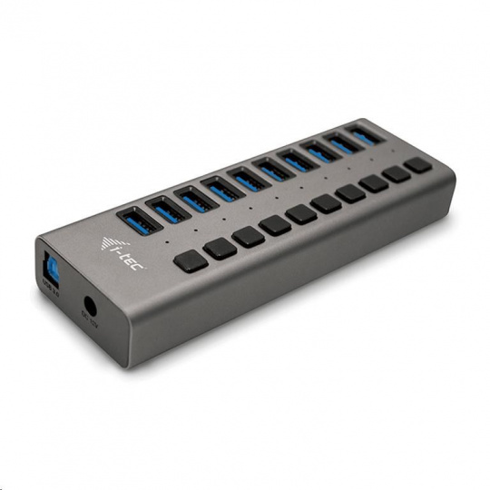 iTec USB 3.0 Nabíjací HUB 10port + napájací adaptér 48 W