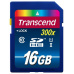 TRANSCEND SDHC Premium 16GB, Class 10 UHS-I, 300X (45MB/s)