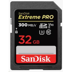 Karta SanDisk SDHC 32GB Extreme PRO (300 MB/s, Class 10, UHS-II U3 V90)