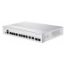 Cisco switch CBS350-8T-E-2G-UK (8xGbE,2xGbE/SFP combo,fanless) - REFRESH