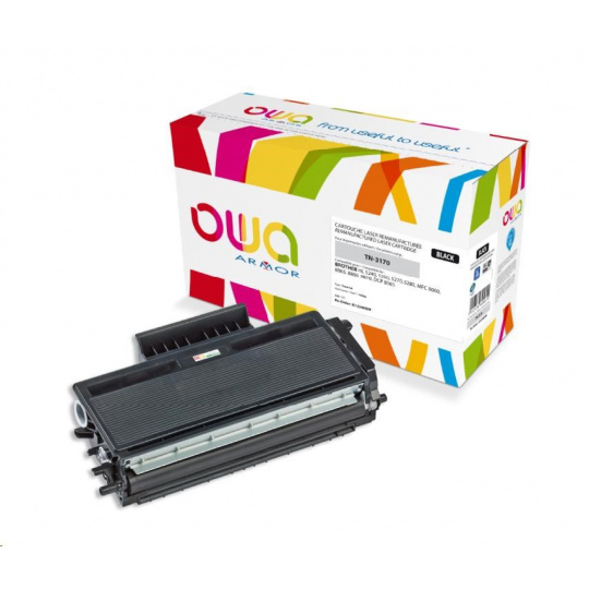 OWA Armor toner pre BROTHER HL 5240, 5250, 5270, 5280, 7000 strán, TN3170, čierny/čierny (TN-3170)