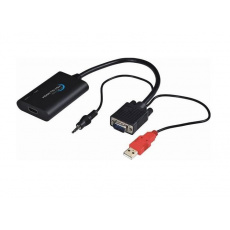 PREMIUMCORD elektronický prevodník HDMI na rozhranie VGA + audio