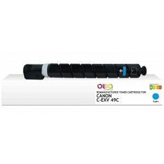 OWA Armor toner pro CANON  iR ADVANCE C33xx, 19000 stran, C-EXV49 C, modrý/cyan