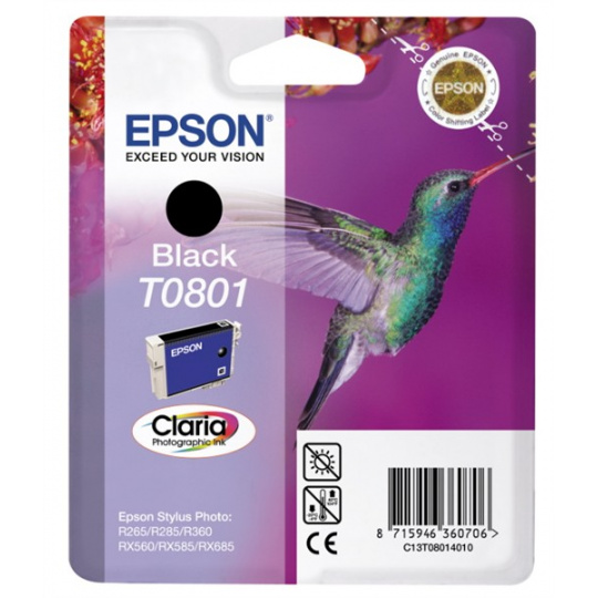 Čierny atrament EPSON CLARIA Stylus photo "Hummingbird" R265/ RX560/ R360