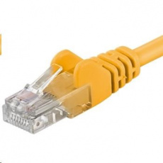 PREMIUMCORD Patch kábel UTP RJ45-RJ45 CAT5e 5m žltý