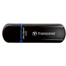 TRANSCEND Flash disk 8GB JetFlash®600, USB 2.0 (R:32/W:12 MB/s) čierna/modrá