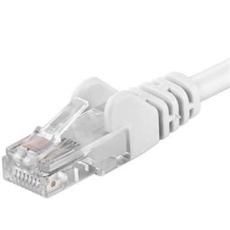 PremiumCord Patch kabel UTP RJ45-RJ45 CAT6 7m bílá