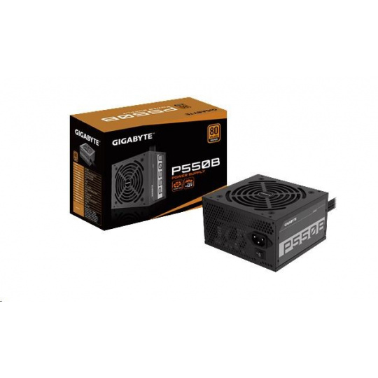 Napájací zdroj GIGABYTE P550B, 550W, 80plus bronze, 12 cm ventilátor