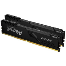 BAZAR DIMM DDR4 8GB 3200MT/s CL16 (Kit of 2) KINGSTON FURY Beast Black (ROZBALENO)