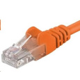 PREMIUMCORD Patch kábel UTP RJ45-RJ45 CAT5e 1.5 m oranžová