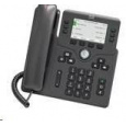 Cisco CP-6861-3PW-CE-K9=, telefón VoIP, 4 linky, 3,2" LCD, 1x10/100, Wi-Fi, MPP, adaptér