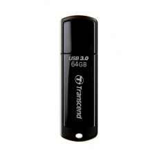 TRANSCEND Flash disk 64GB JetFlash®700, USB 3.0 (R:80/W:25 MB/s) čierna