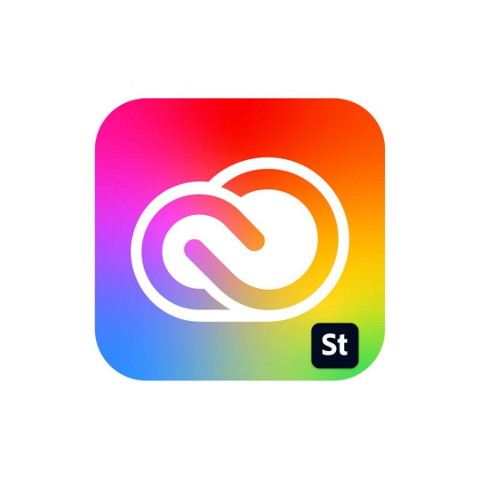 Adobe Creative Cloud for teams All Apps with Adobe Stock MP ML (+CZ) COM RNW 1 User, 12 Months, Level 3, 50 - 99 Lic