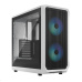 FRACTAL DESIGN skříň Focus 2 RGB White TG Clear Tint, 2x USB 3.0, bez zdroje, mATX