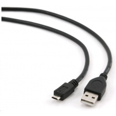 Kábel USB GEMBIRD 2.0 Kábel A-Micro B 1,8 m (čierny)