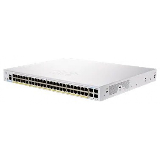 Cisco switch CBS250-48PP-4G (48xGbE,4xSFP,48xPoE+,195W)