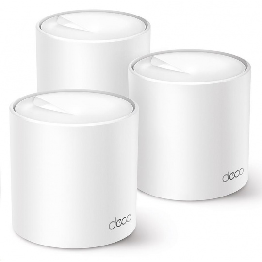 TP-Link Deco X50(3-pack) WiFi6 Mesh (AX3000,2,4GHz/5GHz,3xGbELAN/WAN)