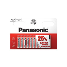 PANASONIC Zinkouhlíkové baterie Red Zinc R03RZ/10HH AAA 1,5V (Blistr 10ks)