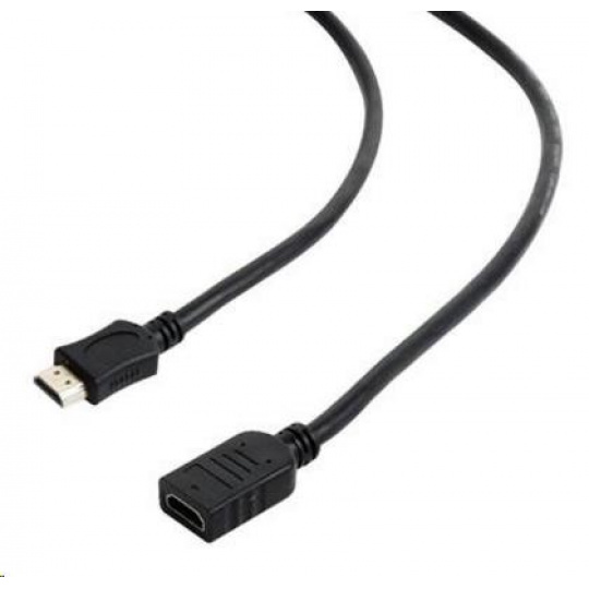 Predlžovací kábel GEMBIRD HDMI na HDMI 1,8 m (pozlátené konektory, tienený)