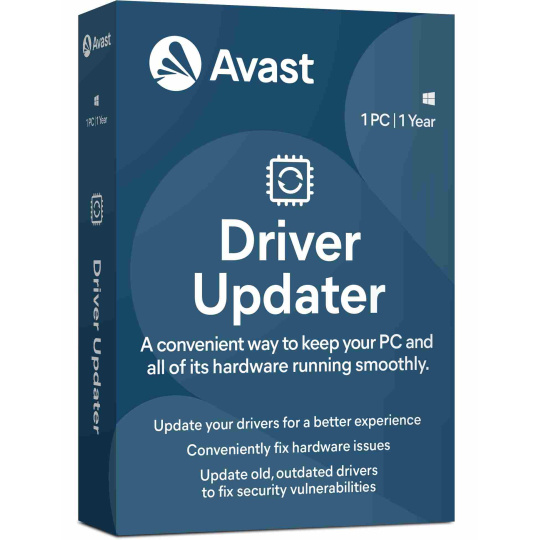 _Nový Avast Driver Updater 1PC na 12 mesiacov