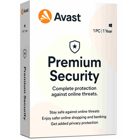 _Nový Avast Premium Security pre Windows 1 zariadenie na 12 měsíců