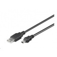 Kábel USB PREMIUMCORD 2.0 Kábel A-Mini B (5pin) 3 m