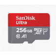 Karta SanDisk MicroSDXC 256 GB Ultra (100 MB/s, Class 10, Android) + adaptér