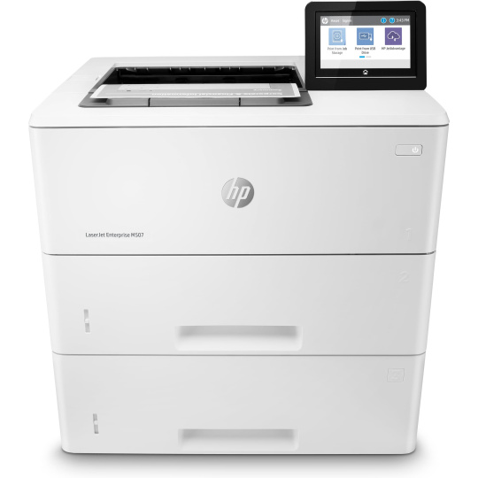 HP LaserJet Enterprise M507x (A4, 43 strán za minútu, USB 2.0, Ethernet, duplex, zásobník)