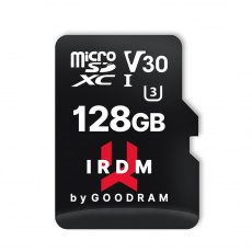 GOODRAM microSDXC 128GB IRDM (R:100/W:70 MB/s), UHS-I Class 10, U3, V30 + adaptér