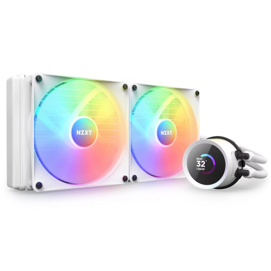 NZXT vodní chladič Kraken 280 RGB / 2x140mm fan / LCD disp. / 6 let